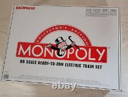 Édition Collector Monopoly Bachmann Ensemble de trains électriques prêts à rouler #01201 NIB