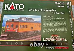 Ensemble de 11 voitures UNION PACIFIC CITY of LOS ANGELES - Échelle N - KATO NOUVEAU RTR RARE