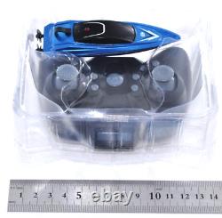 Ensemble de 2 Mini Bateaux RC, Imperméables, Télécommande 2,4GHz, Jouet Cadeau Parent-Enfant