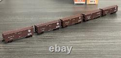 Ensemble de 5 wagons de marchandises Micro Trains Nn3 RTR Denver & Rio Grande Western d'occasion