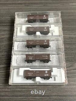 Ensemble de 5 wagons de marchandises Micro Trains Nn3 RTR Denver & Rio Grande Western d'occasion
