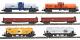 Ensemble De 6 Wagons De Fret Mixtes Kato N Prêt à Rouler 1066275