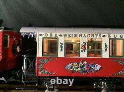 Ensemble de Noël LGB 22540 Prêt à Rouler Échelle G En Excellent État Roues en Métal
