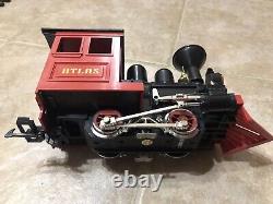Ensemble de départ de train jouet Lehmann LGB motorisé vintage 122 prêt à rouler LOOK 92731