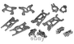 Ensemble de suspension en alliage usiné Billet pour Losi 1/10 Lasernut U4 4WD Brushless RTR