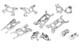 Ensemble De Suspension En Alliage Usiné Billet Pour Losi 1/10 Lasernut U4 4wd Brushless Rtr