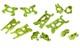 Ensemble De Suspension En Alliage Usiné Billet Pour Losi 1/10 Lasernut U4 4wd Brushless Rtr