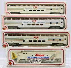 Ensemble de train Bachmann HO Olympic Team Express 1992 Edition Mopar Barcelone RARE