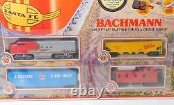 Ensemble de train Bachmann HO Superchief Locomotive Santa Fe éclairée et prête à l'emploi