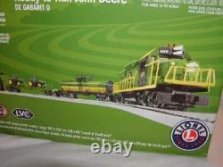 Ensemble de train Lionel 2123040 John Deere GP38 O-27 LionChief Nouveau LVC Bluetooth Scellé