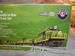Ensemble de train Lionel 2123040 John Deere GP38 O-27 LionChief Nouveau LVC Bluetooth Scellé