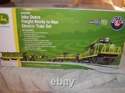 Ensemble de train Lionel 2123040 John Deere GP38 O-27 LionChief Nouveau LVC Bluetooth Scellé
