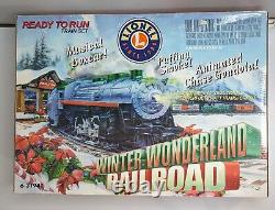 Ensemble de train Lionel Winter Wonderland Railroad prêt à l'emploi avec fumée sifflante ! 6-31941