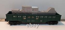 Ensemble de train Lionel Winter Wonderland Railroad prêt à l'emploi avec fumée sifflante ! 6-31941