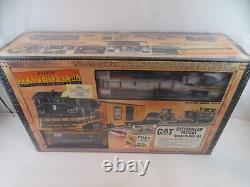 Ensemble de train MTH Rail King Caterpillar SD-90 MAC Prêt à rouler Loco Sound 30-4053-0