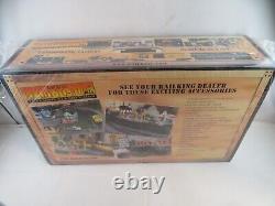 Ensemble de train MTH Rail King Caterpillar SD-90 MAC Prêt à rouler Loco Sound 30-4053-0