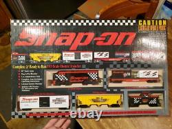 Ensemble de train Snap-on Tools prêt à rouler électrique 1998 vintage tout neuf