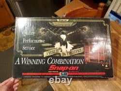 Ensemble de train Snap-on Tools prêt à rouler électrique 1998 vintage tout neuf