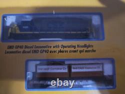Ensemble de train complet Bachmann N Scale 60 pièces FREIGHT MASTER prêt à rouler 24022