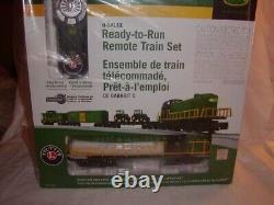 Ensemble de train de fret diesel Lionel 6-81480 John Deere Remote LionChief O27 Nouveau 2016