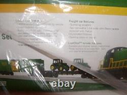 Ensemble de train de fret diesel Lionel 6-81480 John Deere Remote LionChief O27 Nouveau 2016