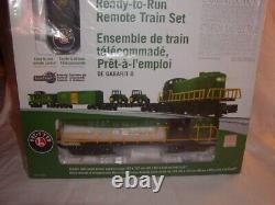 Ensemble de train de fret diesel Lionel 6-81480 John Deere Remote LionChief O27 Nouveau 2016