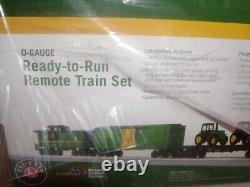 Ensemble de train de fret diesel Lionel 6-81480 John Deere Remote LionChief O27 Nouveau 2016