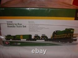 Ensemble de train de fret diesel Lionel 6-81480 John Deere Remote LionChief O27 Nouveau 2016