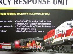 Ensemble de train de secours d'urgence Lionel 2223040 O 027 LC Bt 5.0 LVC MIB neuf scellé