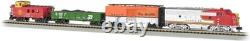 Ensemble de train diesel Bachmann Super Chief N Scale authentique avec lumières fonctionnelles