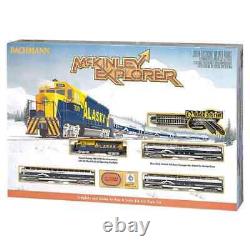 Ensemble de train électrique Achmann Trains N Scale Mckinley Explorer prêt à rouler