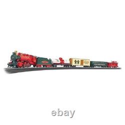 Ensemble de train électrique Bachmann Jingle Bell Express prêt à rouler échelle HO