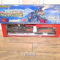 Ensemble de train électrique Bachmann Train Night Before Christmas Ready To Run G échelle