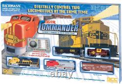 Ensemble de train électrique Digital Commander DCC équipé prêt à rouler à l'échelle HO