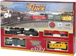 Ensemble de train électrique HO Scale Pacific Flyer prêt à l'emploi