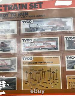Ensemble de train électrique Tyco à l'échelle Ho prêt à l'emploi complet avec Electricpwrpck36x45m