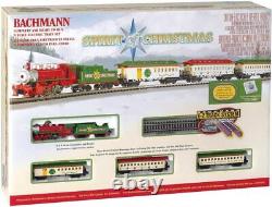 Ensemble de train électrique prêt à fonctionner Bachmann Trains 24017 Esprit de Noël N Sc