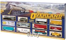 Ensemble de train électrique prêt à l'emploi HO échelle Overland Limited