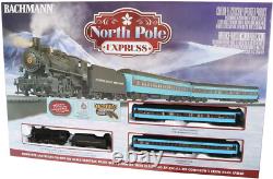 Ensemble de train électrique prêt à rouler Bachmann Trains North Pole Express à l'échelle HO