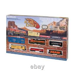 Ensemble de train électrique prêt à rouler HO Scale Rail Chief BNSF Freight