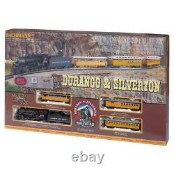 Ensemble de train miniature électrique prêt à l'emploi Durango & Silverton à l'échelle HO