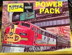 Ensemble de train prêt à l'emploi Vintage ATLAS N GAUGE #23-564 avec locomotive Milwaukee