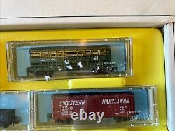 Ensemble de train prêt à l'emploi Vintage ATLAS N GAUGE #23-564 avec locomotive Milwaukee