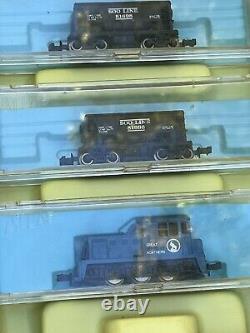 Ensemble de train prêt à l'emploi Vintage Atlas N-Gauge Great Northern dans sa boîte d'origine 62-264