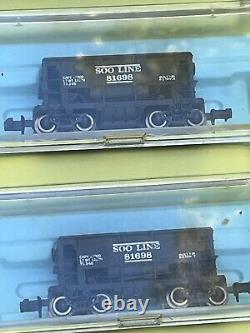 Ensemble de train prêt à l'emploi Vintage Atlas N-Gauge Great Northern dans sa boîte d'origine 62-264
