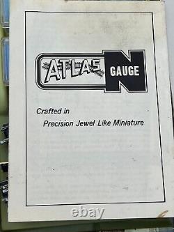 Ensemble de train prêt à l'emploi Vintage Atlas N-Gauge Great Northern dans sa boîte d'origine 62-264