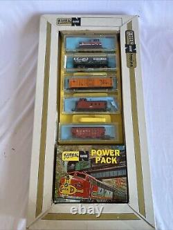 Ensemble de train prêt à l'emploi Vintage Atlas N-Gauge utilisé avec boîte d'origine