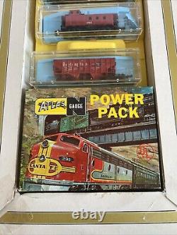 Ensemble de train prêt à l'emploi Vintage Atlas N-Gauge utilisé avec boîte d'origine