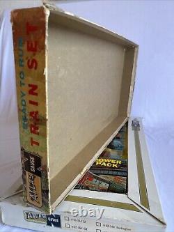 Ensemble de train prêt à l'emploi Vintage Atlas N-Gauge utilisé avec boîte d'origine