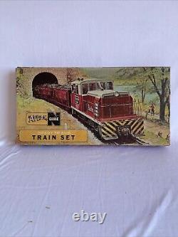 Ensemble de train prêt à l'emploi Vintage Atlas N-Gauge utilisé avec boîte d'origine